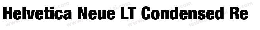 Helvetica Neue LT Condensed Regular字体转换